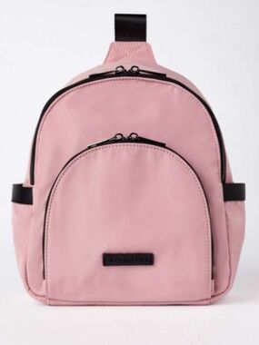 Fabletics The Downtown Mini Sling Bag in Rosebloom/Black